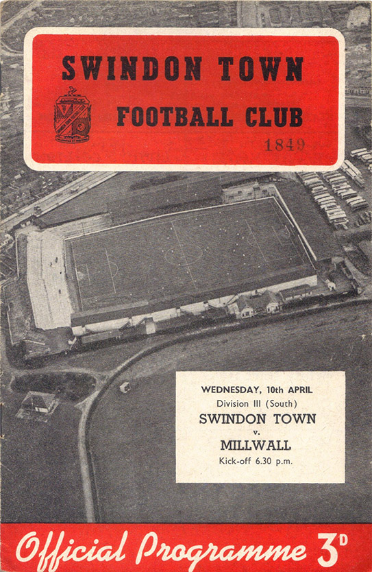 <b>Wednesday, April 10, 1957</b><br />vs. Millwall (Home)